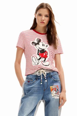 Jeans|Calças<Desigual Calças de ganga Jogger Mickey Mouse