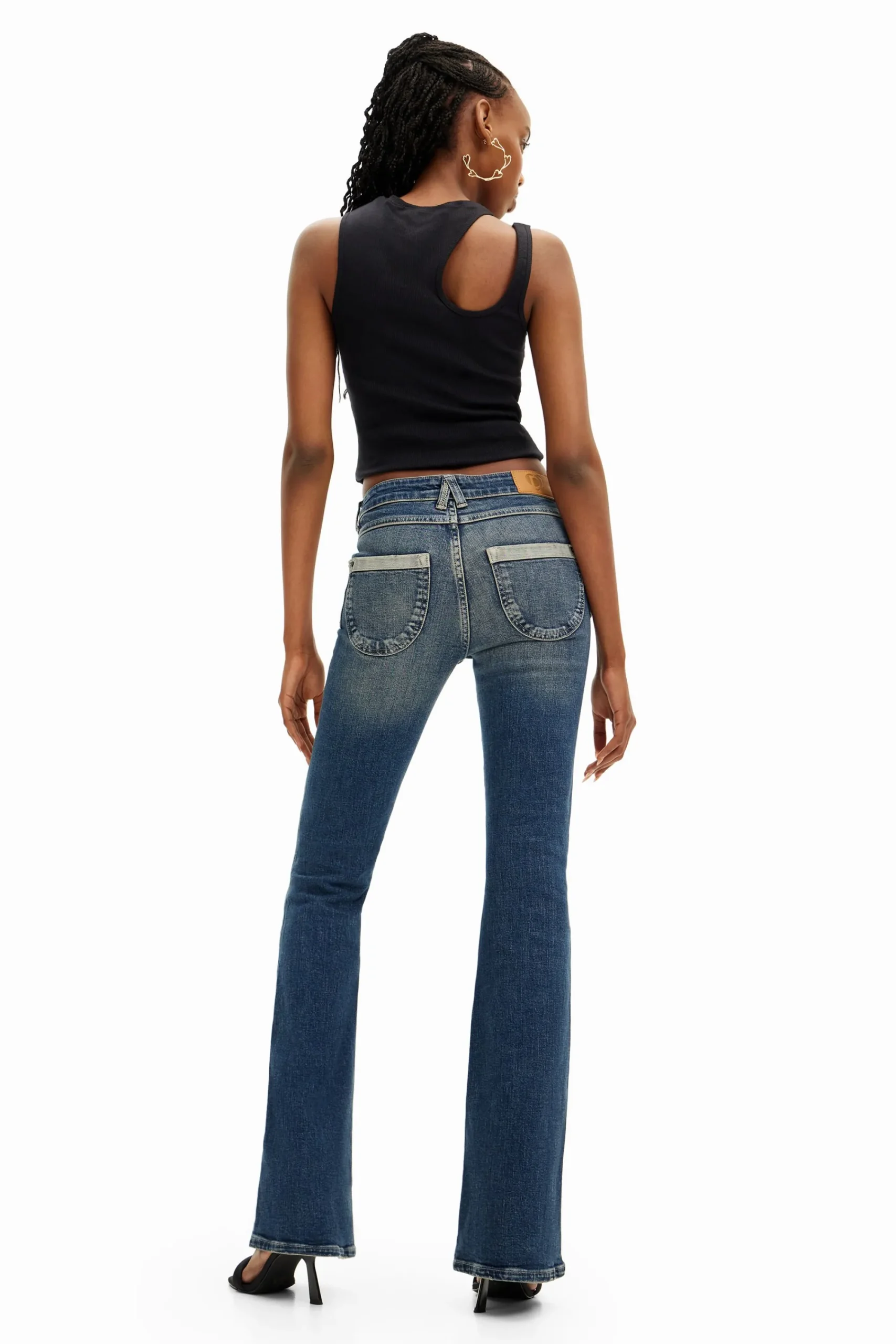 Jeans|Calças<Desigual Calças Flare
