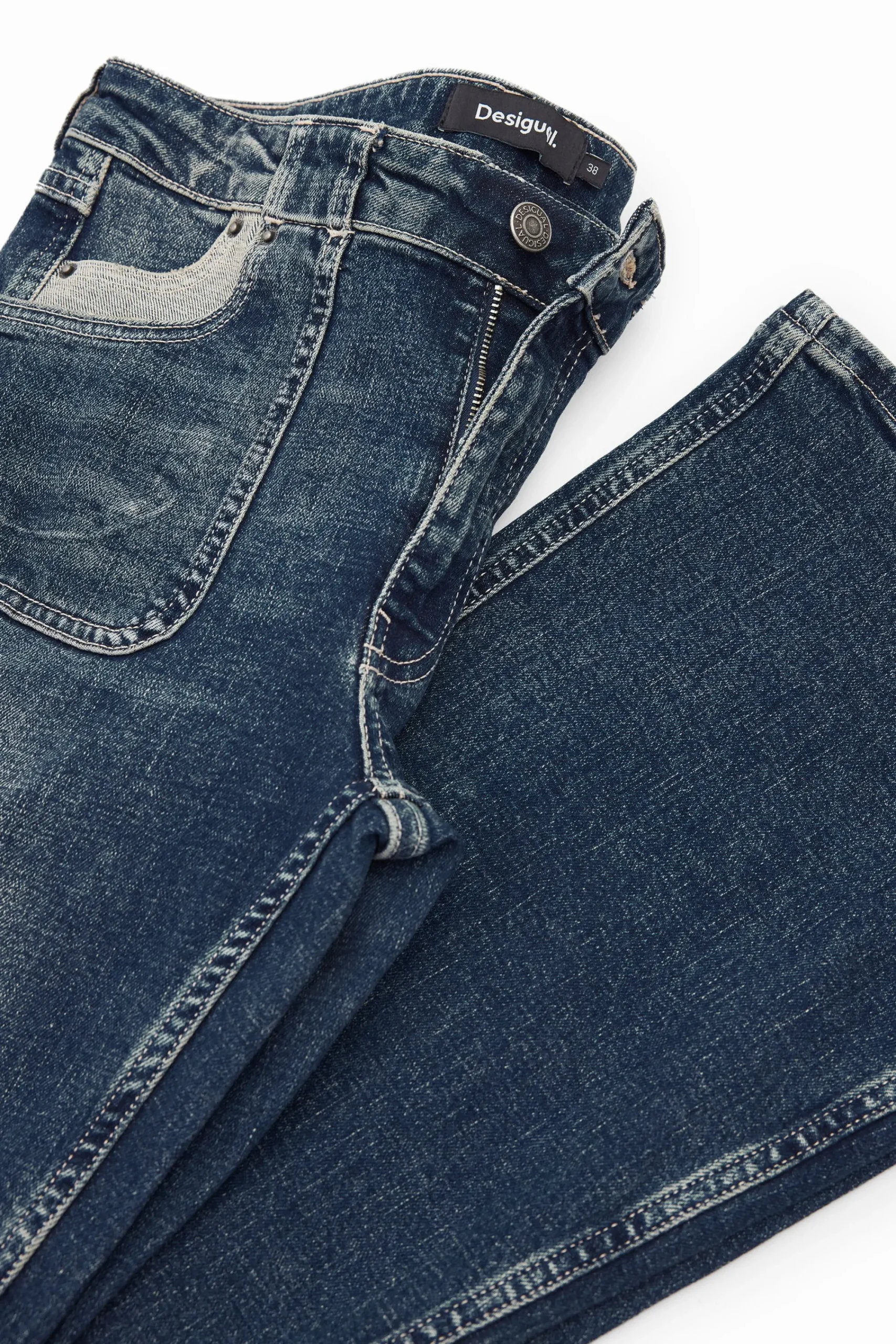 Jeans|Calças<Desigual Calças Flare