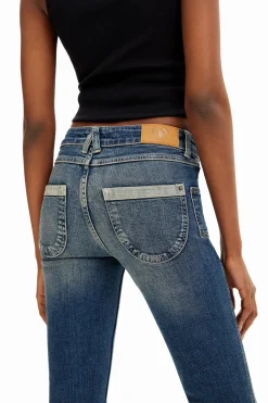 Jeans|Calças<Desigual Calças Flare