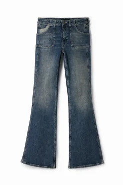 Jeans|Calças<Desigual Calças Flare