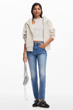 Jeans|Calças<Desigual Calças skinny lisas
