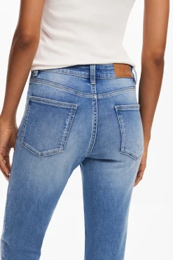 Jeans|Calças<Desigual Calças skinny lisas