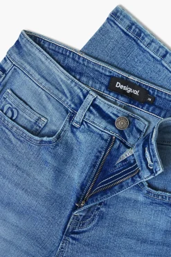 Jeans|Calças<Desigual Calças skinny lisas