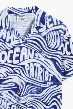 T-shirts<Desigual Camisa azul American Magic