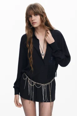 Camisas E Blusas<Desigual Camisa com detalhe de bolso