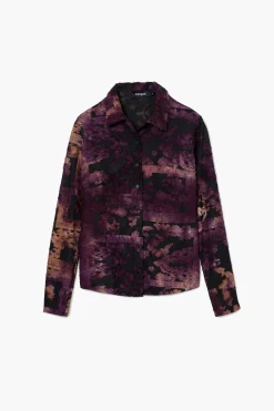Camisas E Blusas|T-shirts<Desigual Camisa com efeito difuminado