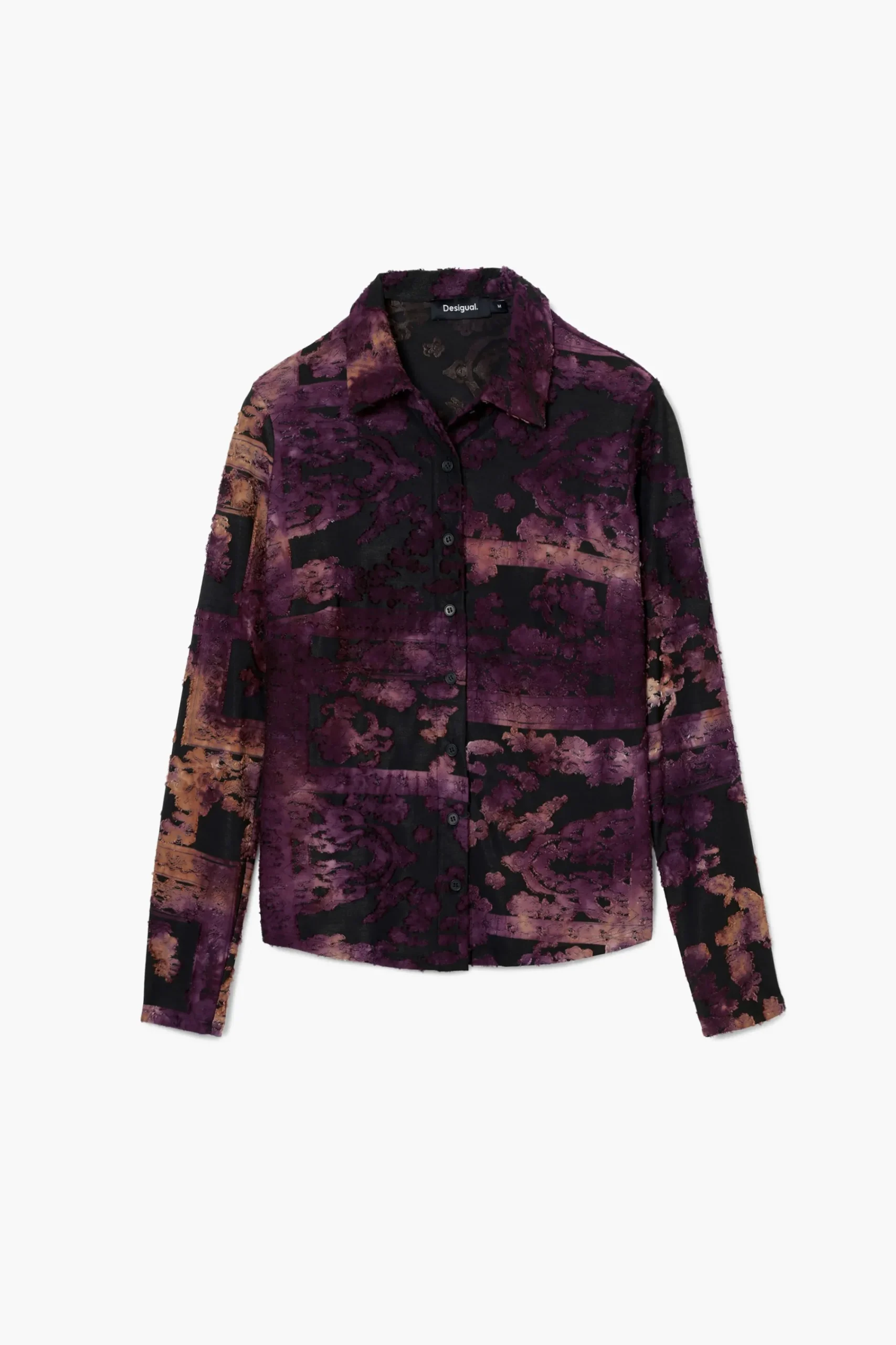 Camisas E Blusas|T-shirts<Desigual Camisa com efeito difuminado