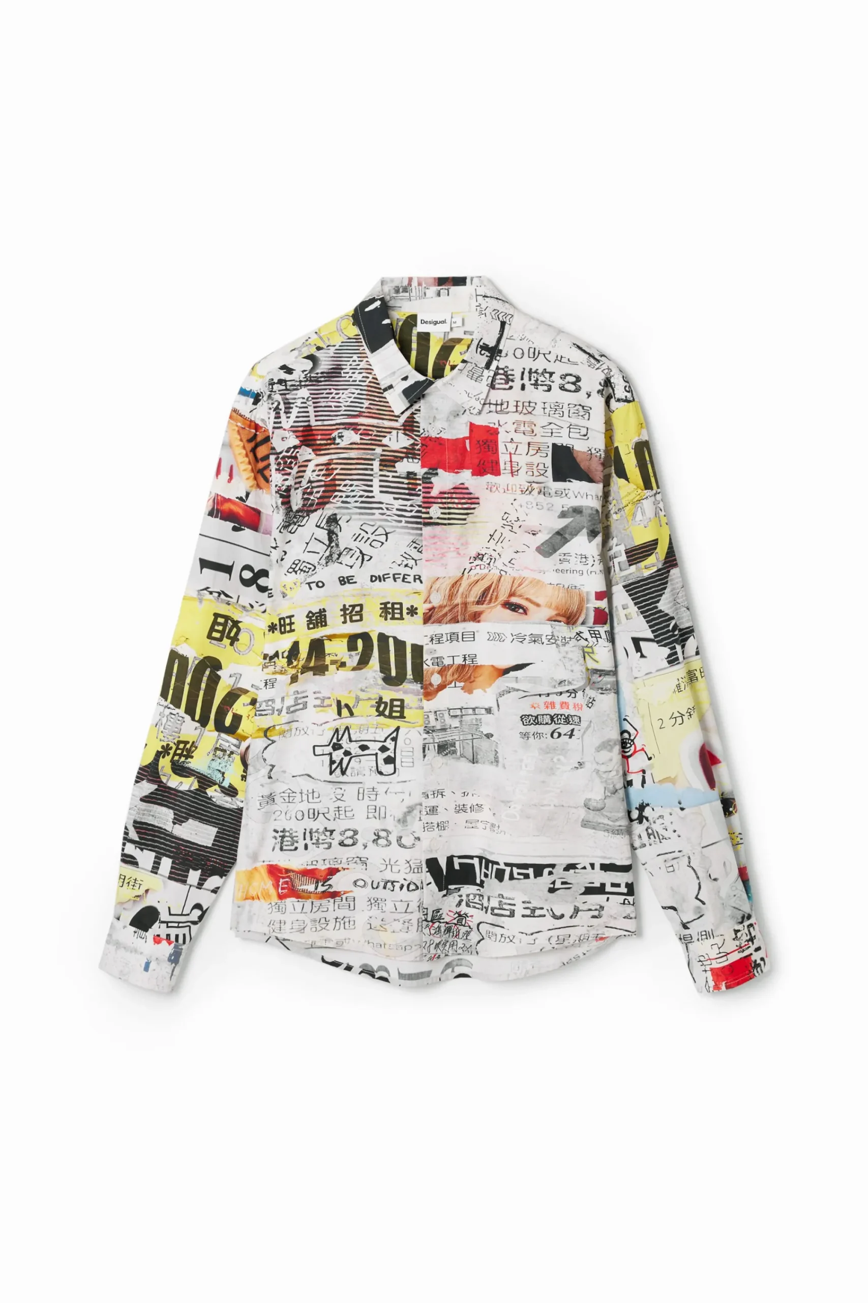 T-shirts|Camisas<Desigual Camisa com estampa de prensa japonesa