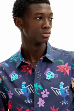 T-shirts|Camisas<Desigual Camisa com estampa floral