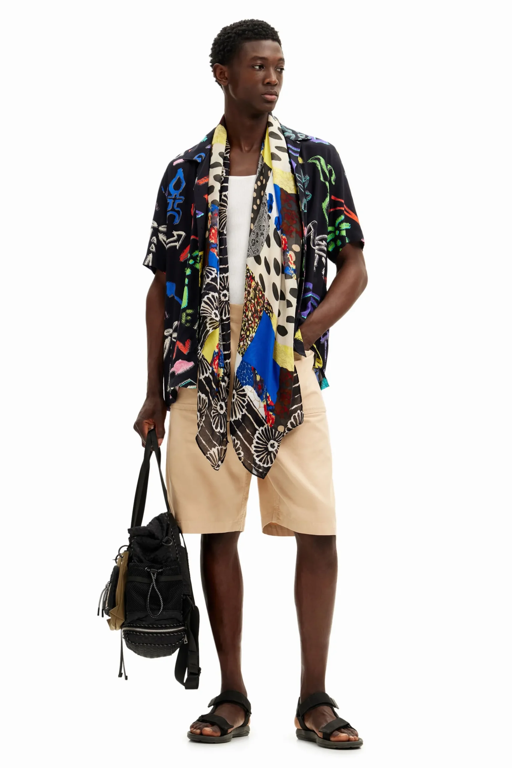 T-shirts|Camisas<Desigual Camisa com motivos artísticos