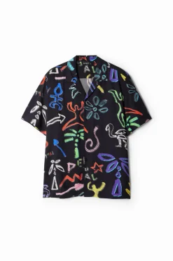 T-shirts|Camisas<Desigual Camisa com motivos artísticos