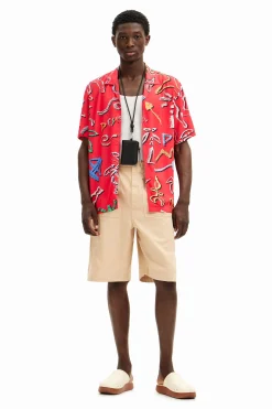 T-shirts|Camisas<Desigual Camisa com motivos artísticos