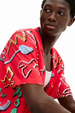 T-shirts|Camisas<Desigual Camisa com motivos artísticos