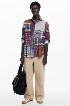 T-shirts|Camisas<Desigual Camisa com patches