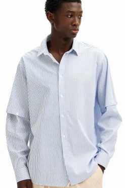 T-shirts|Camisas<Desigual Camisa de manga longa desconstruída