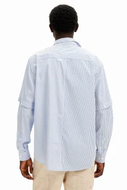 T-shirts|Camisas<Desigual Camisa de manga longa desconstruída