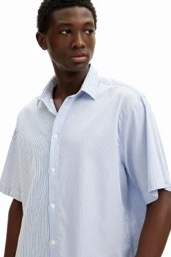 T-shirts|Camisas<Desigual Camisa de manga longa desconstruída