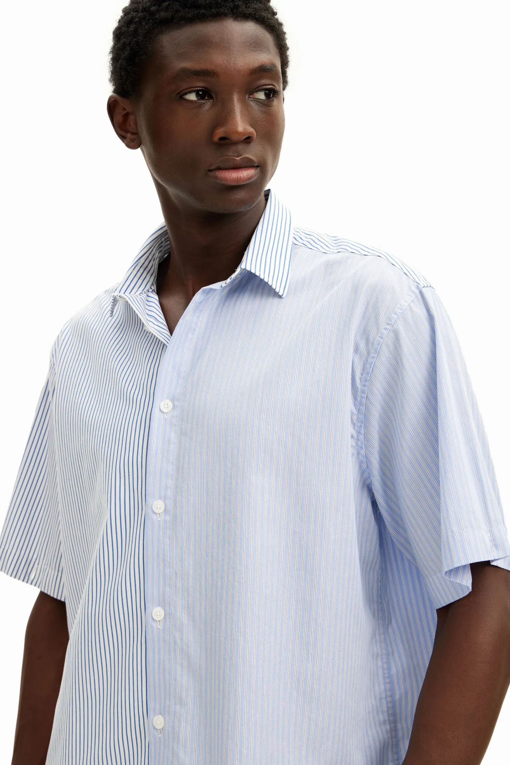 T-shirts|Camisas<Desigual Camisa de manga longa desconstruída