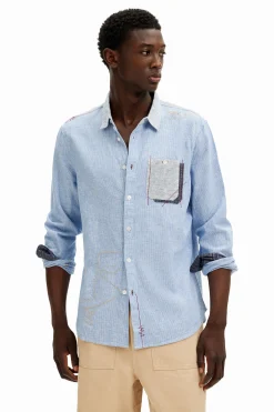 T-shirts|Camisas<Desigual Camisa de manga longa grunge