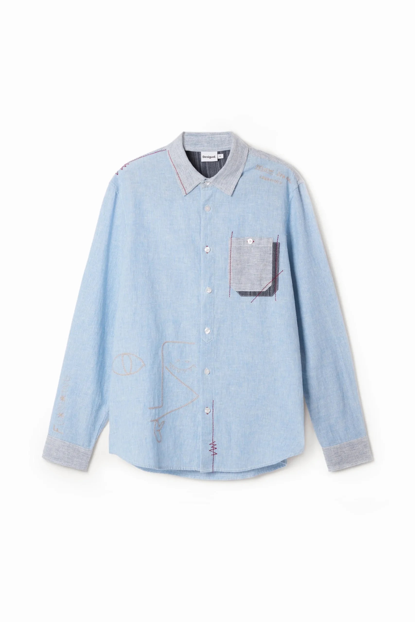 T-shirts|Camisas<Desigual Camisa de manga longa grunge