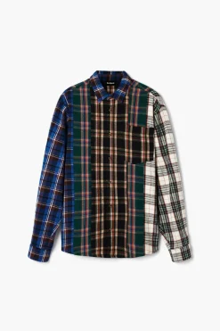 T-shirts|Camisas<Desigual Camisa de patchwork xadrez