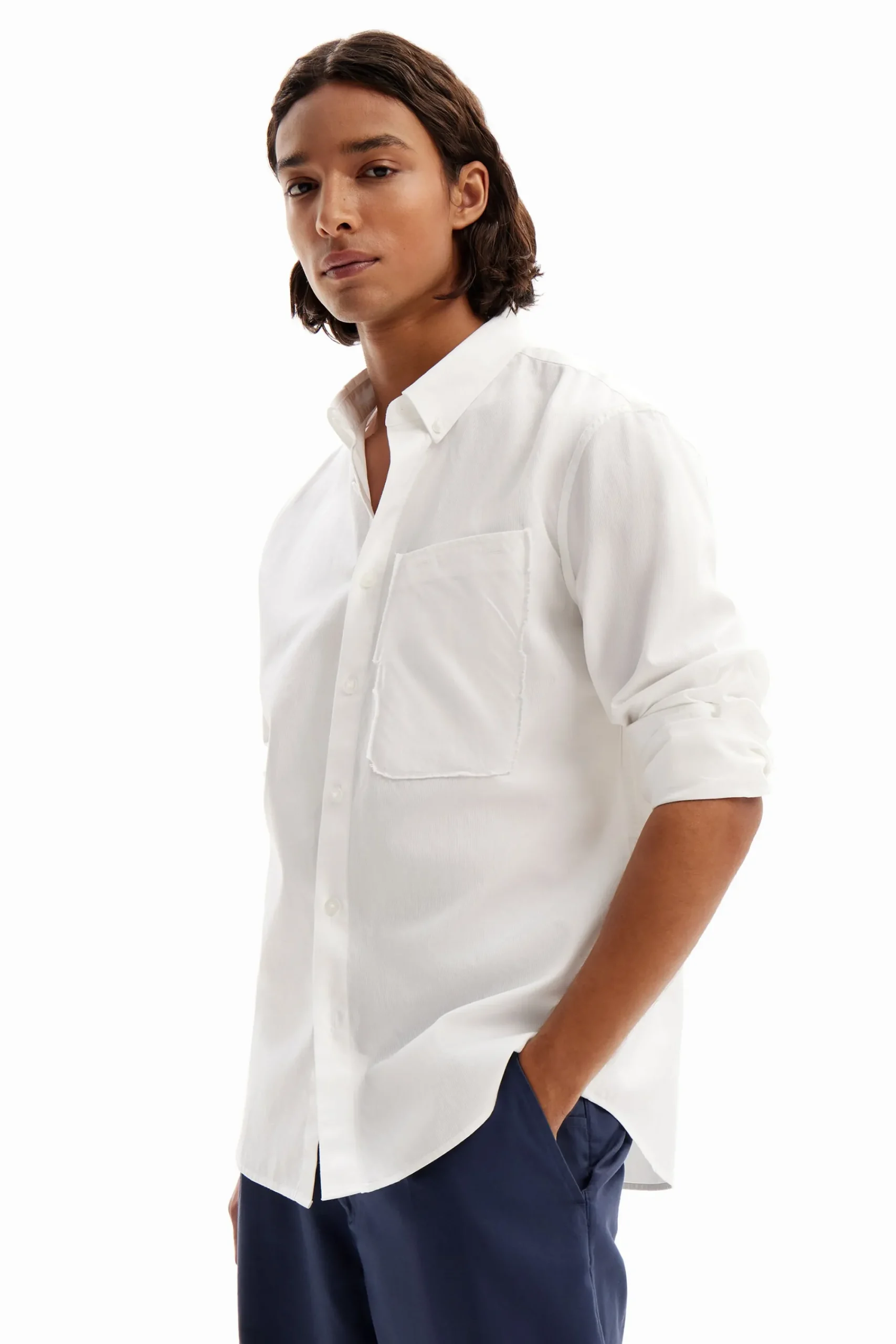 T-shirts|Camisas<Desigual Camisa de popelina patchwork