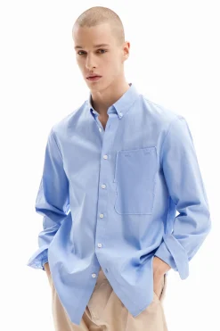 T-shirts|Camisas<Desigual Camisa de popelina patchwork