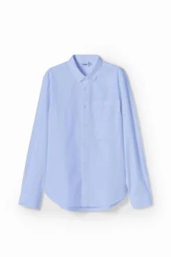T-shirts|Camisas<Desigual Camisa de popelina patchwork