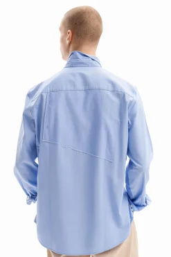 T-shirts|Camisas<Desigual Camisa de popelina patchwork