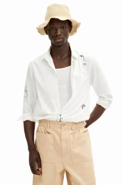 T-shirts|Camisas<Desigual Camisa detalhes bordados