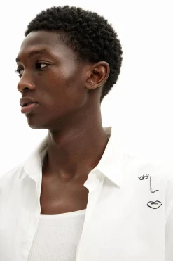 T-shirts|Camisas<Desigual Camisa detalhes bordados