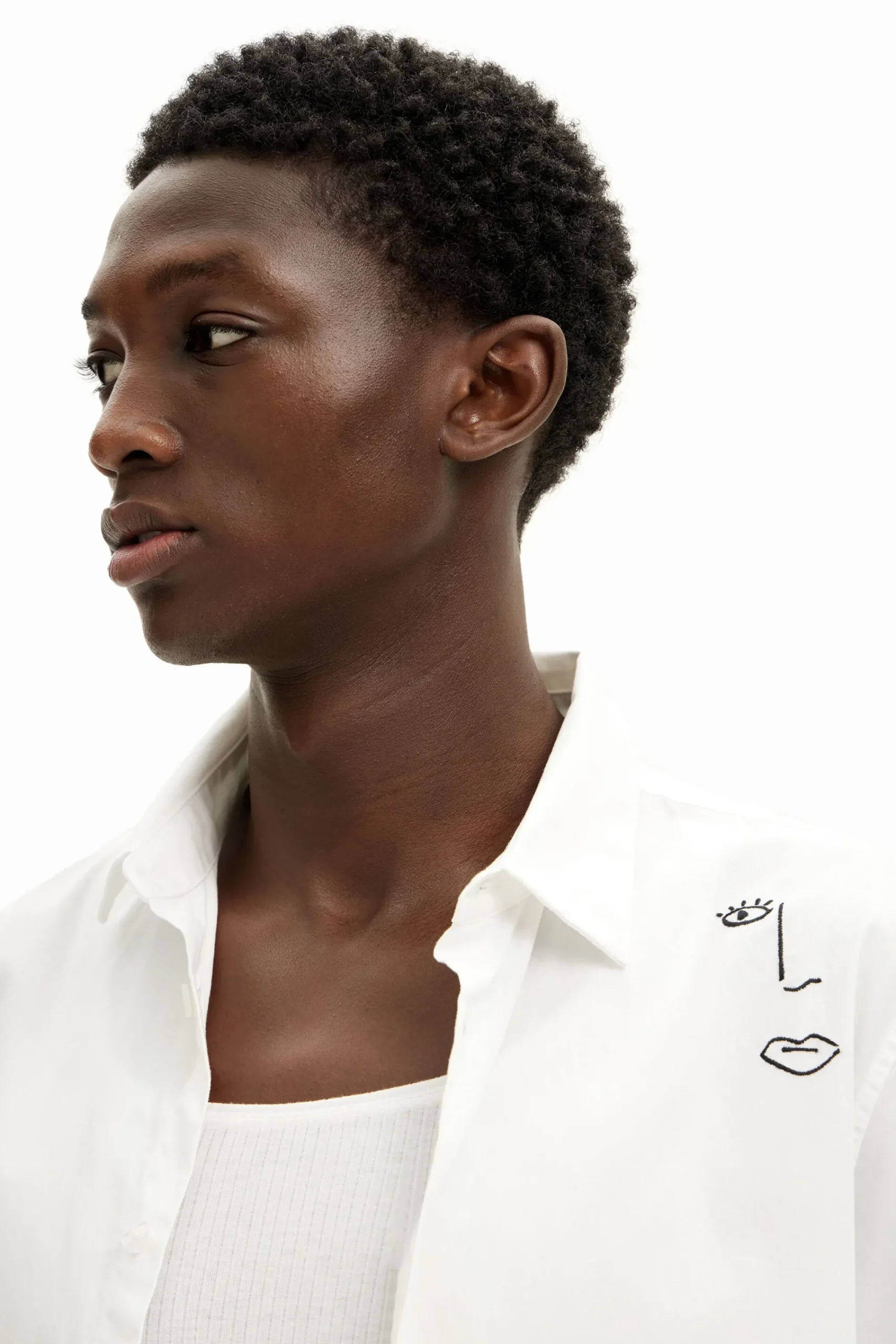 T-shirts|Camisas<Desigual Camisa detalhes bordados
