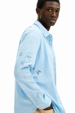 T-shirts|Camisas<Desigual Camisa detalhes bordados