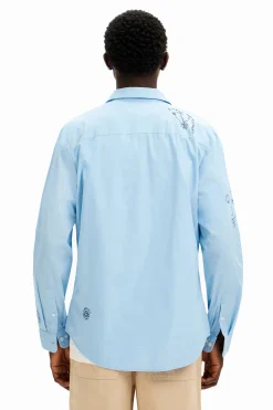 T-shirts|Camisas<Desigual Camisa detalhes bordados