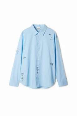T-shirts|Camisas<Desigual Camisa detalhes bordados