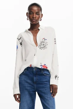 Camisas E Blusas<Desigual Camisa estampada