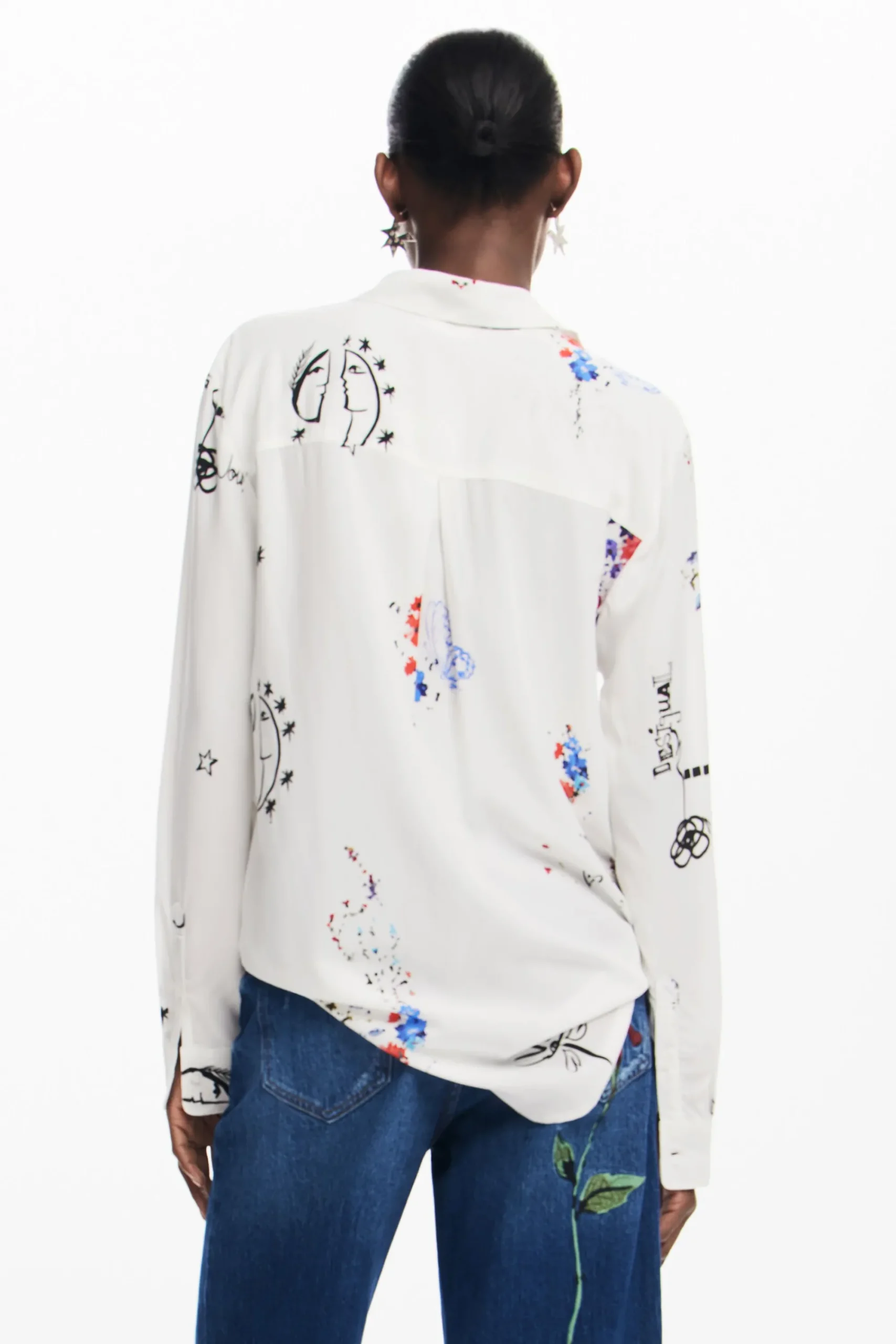 Camisas E Blusas<Desigual Camisa estampada
