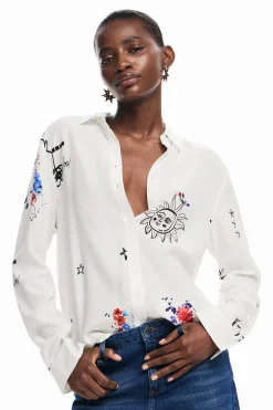 Camisas E Blusas<Desigual Camisa estampada