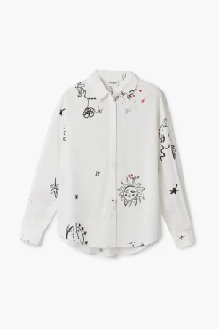 Camisas E Blusas<Desigual Camisa estampada