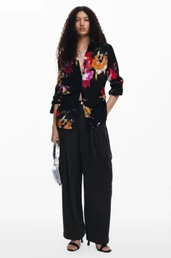 Camisas E Blusas<Desigual Camisa estampada com flores