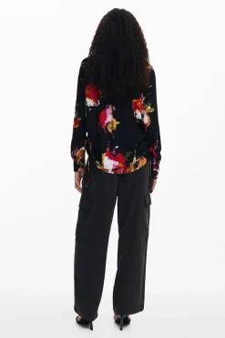 Camisas E Blusas<Desigual Camisa estampada com flores