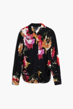 Camisas E Blusas<Desigual Camisa estampada com flores