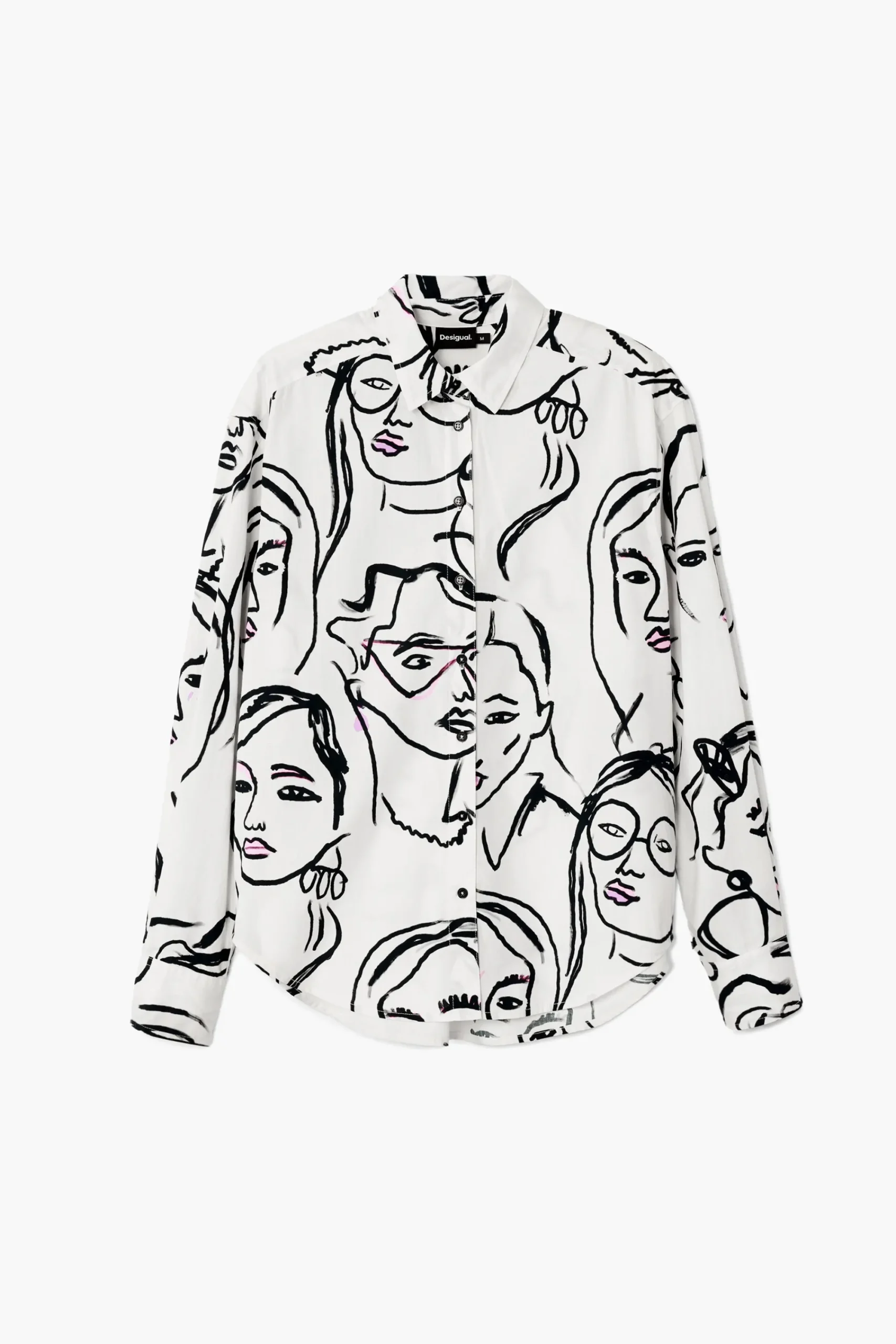 Camisas E Blusas<Desigual Camisa estampada com rostos