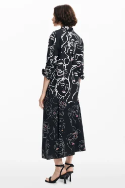 Camisas E Blusas<Desigual Camisa estampada com rostos