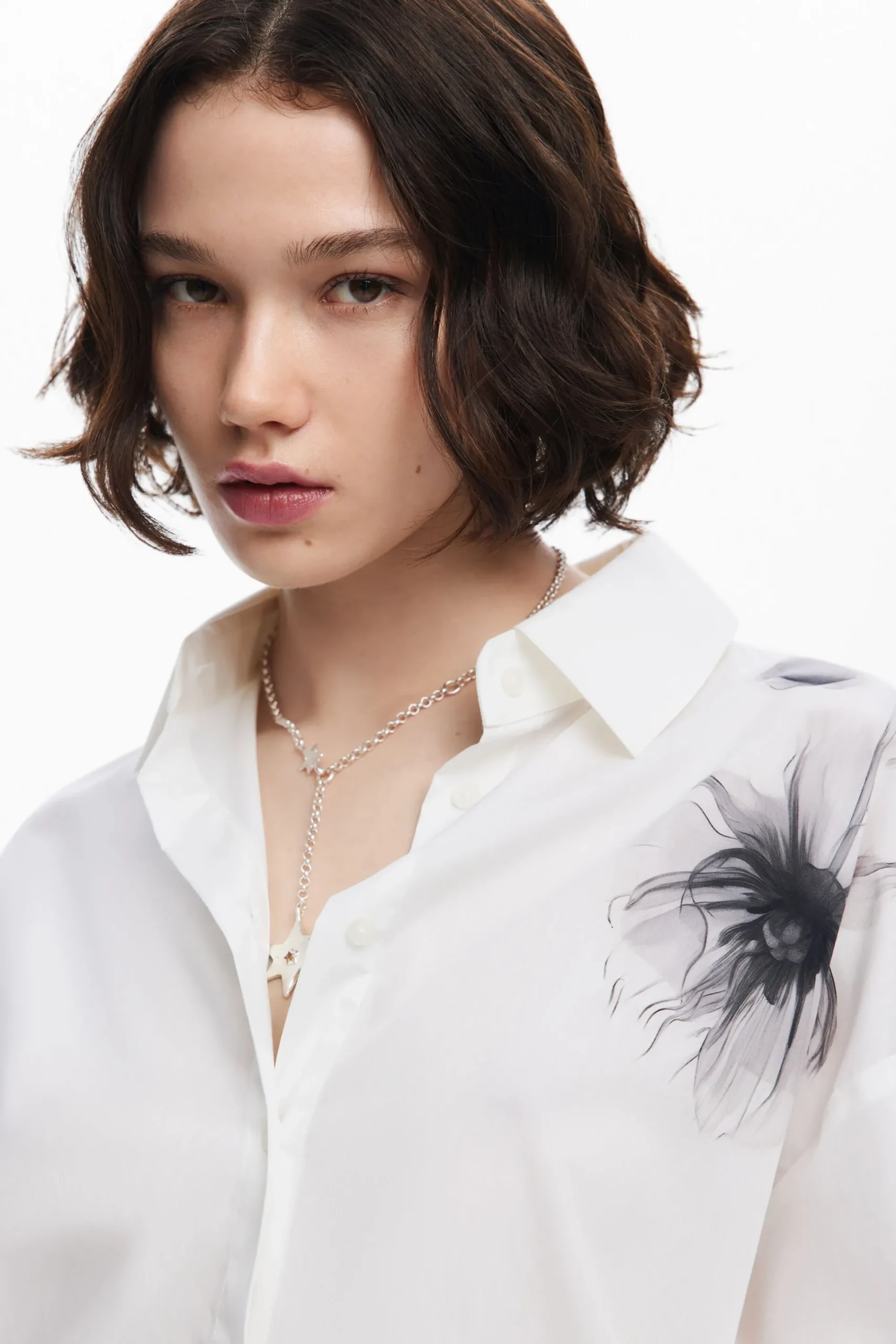 Camisas E Blusas<Desigual Camisa estampada de papoulas