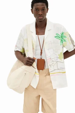 T-shirts|Camisas<Desigual Camisa estampada em aquarela