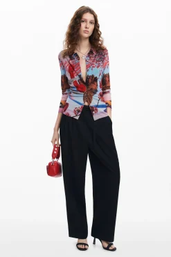 Camisas E Blusas|T-shirts<Desigual Camisa estampada M. Christian Lacroix