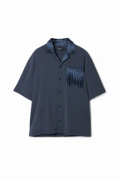 T-shirts|Camisas<Desigual Camisa híbrida tecido