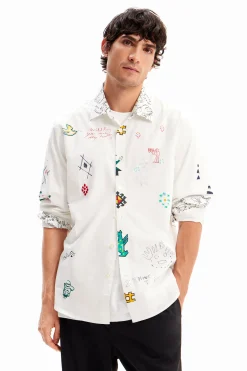 T-shirts|Camisas<Desigual Camisa ilustrada com mensagens